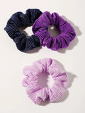 Axyaa Large Soft Hair Scrunchies Elastic Hair Ties Ponytail Holders