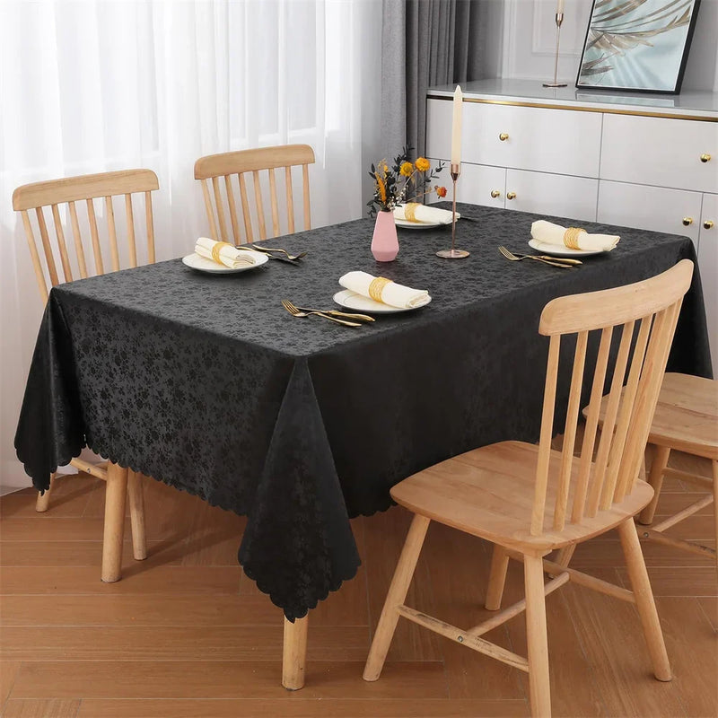 Axyaa Waterproof Nordic Tablecloth for Wedding Decor & Dining Table