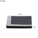 Axya Retro Square Ceramic Dessert Snack Sushi Plate for Molecular Cuisine Display