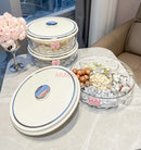 Axyaa Dried Fruit Tray, Living Room Coffee Table Candy Nut Snacks Storage Box