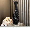 Axyaa Ceramic Vase: Minimalist Decoration for Home, Living Room, Foyer, Flowers, Floor Stand