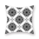 Axyaa Geometric Print Peach Skin Pillowcase for Car, Office, Sofa - Wholesale