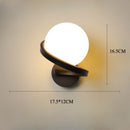 Axyaa Ball Wall Lamp: Modern Nordic Minimalist LED Sconce Light for Living Room, Bedroom, Kitchen