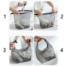 Axyaa Travel Makeup & Swim Storage Bag: Waterproof Transparent Organizer