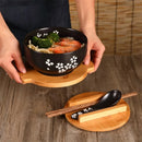 Axyaa Pottery Set: Bowls, Spoons, Chopsticks, Rice Bowls, Noodles, Soups, Salads, Tableware, Containers