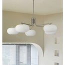 Axyaa Milk White Glass Nordic Bauhaus Pendant Lamp for Living, Bedroom, Dining Room