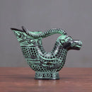 Axyaa Antique Bronze Decor Cow Rabbit Peacock Dragon Phoenix Vase Statues & Cups