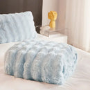 Axyaa Winter Light Luxury Rabbit Plush Blanket - Double-Sided Premium Plush Bedding