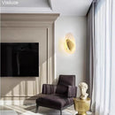 Axyaa Luxury Crystal LED Wall Lamp for Hotel Living Room and Bedroom