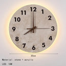 Axyaa Modern Stone LED Wall Lamp 23/30cm for Parlor, Dining, Hotel & Shop
