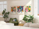 Yayoi Kusama Dream & Infinity Landscape Canvas Poster: Axyaa Wall Art for Modern Living