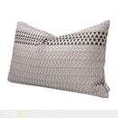 Axyaa Luxury Leather Woven Throw Pillow Set