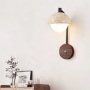 Axyaa Wabi Sabi Bedroom Wall Lamp Rechargeable Retro Fixture