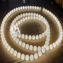 Axyaa Modern LED Pendant Chandeliers for Living Room Staircase, Indoor Hanging Light Lamps