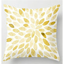 Axyaa Floral Leaves Pattern Cushion Cover for Modern Living Room