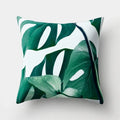 Axyaa Tropical Plant Green Leaves Cactus Pillowcase Living Room Sofa Cushion Cover