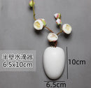 Axyaa Ceramic Wall Vases Artistic Flower Decor Hydroponic Dried Arrangement