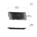 Axyaa Large Ceramic Sushi Plate - Dim Sum Serving Platter
