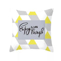 Axyaa Geometric Deer Pattern Cushion Cover for Sofa Decoration and Throw Pillow