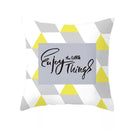Axyaa Geometric Deer Pattern Cushion Cover for Sofa Decoration and Throw Pillow
