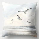 Seagull Beach Pillow Case Set by Axyaa, 17.7* 17.7, Single-Sided Print