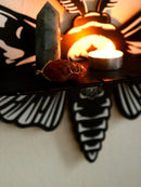 Axyaa Dragonfly Butterfly Crystal Shelf for Halloween Party Wall Decor Gothic Home Display