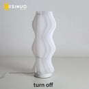 Axyaa Grass Skirt Design Floor Light: Aesthetic Nightstand Lamp for Bedroom Studio Decor