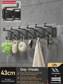 Axyaa Wall Rack Hooks for Bathroom & Kitchen - Folding Robe Towel Holder
