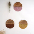 Axyaa Semicircle Macrame Wall Hanging in Colorful Nordic Style