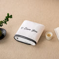 Axyaa Coral Fleece & Bath Towel Set - New Mother's Day Gift, 35x75cm & 70x140cm