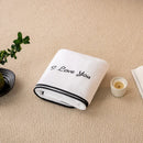 Axyaa Coral Fleece & Bath Towel Set - New Mother's Day Gift, 35x75cm & 70x140cm