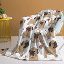 Axyaa American Flag Flannel Blanket for Bed Couch Chair Camping Living Room