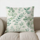 Axyaa Eucalyptus Leaf Pattern Throw Pillow Cover