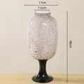 Axyaa Glass Vase with Dot Texture - Senior Art Bottle for Home Decoration