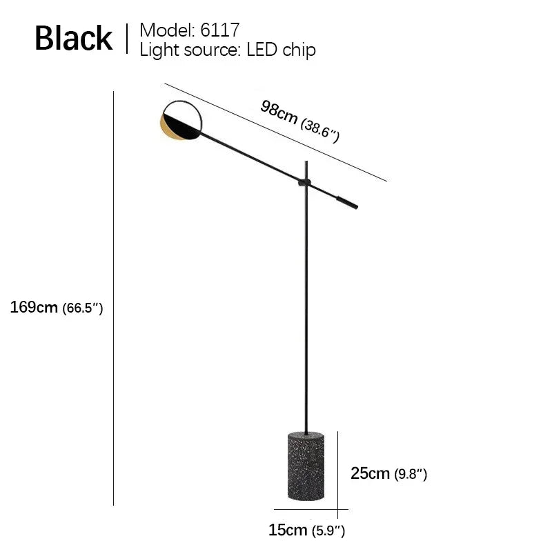 Axyaa Nordic LED Floor Lamp for Stylish Living Spaces