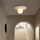 Axyaa Natural Stone LED Ceiling Light Chandelier for Aisle Corridor Bedroom