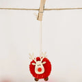 Axyaa Felt Deer Pendant - Creative Elk Christmas Tree Hanging Decor