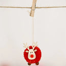 Axyaa Felt Deer Pendant - Creative Elk Christmas Tree Hanging Decor