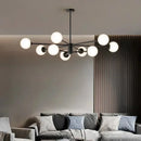 Axyaa Copper Molecular Magic Bean Pendant Lamp - Designer Postmodern Living Room Light