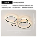 Nordic Style Modern Ceiling Lamp Set by Axyaa for Living Room and Bedroom