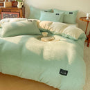 Axyaa Velvet Duvet Cover Set - Warm & Cozy Bedding for Twin Queen King