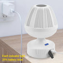 Axyaa Rechargeable Adjustable Height Table Lamp for Bedroom Study Reading