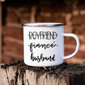 Axyaa Enamel Couples Mugs for Outdoor Coffee, Travel, and Bonfires