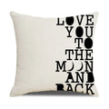 Axyaa Nordic Decorative Cushion Covers in Black & White for Sofa, Bed, Party