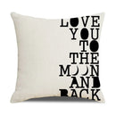 Axyaa Nordic Decorative Cushion Covers in Black & White for Sofa, Bed, Party