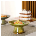 Axyaa Zen Style Pastry Plate – Small Delicate Tea Plate for Dim Sum