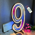 Axyaa Neon Number Signs & Starry Sky Tunnel Lights - Birthday Party Event Decor