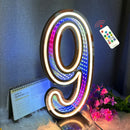 Axyaa Neon Number Signs & Starry Sky Tunnel Lights - Birthday Party Event Decor