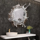 Axyaa Water Flower Mirror Wall Light for Home Decor and Bathroom Lighting