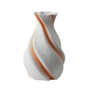 Axyaa Geometric Ceramic Vase Colorful Stripes Flower Arrangement Home Decor